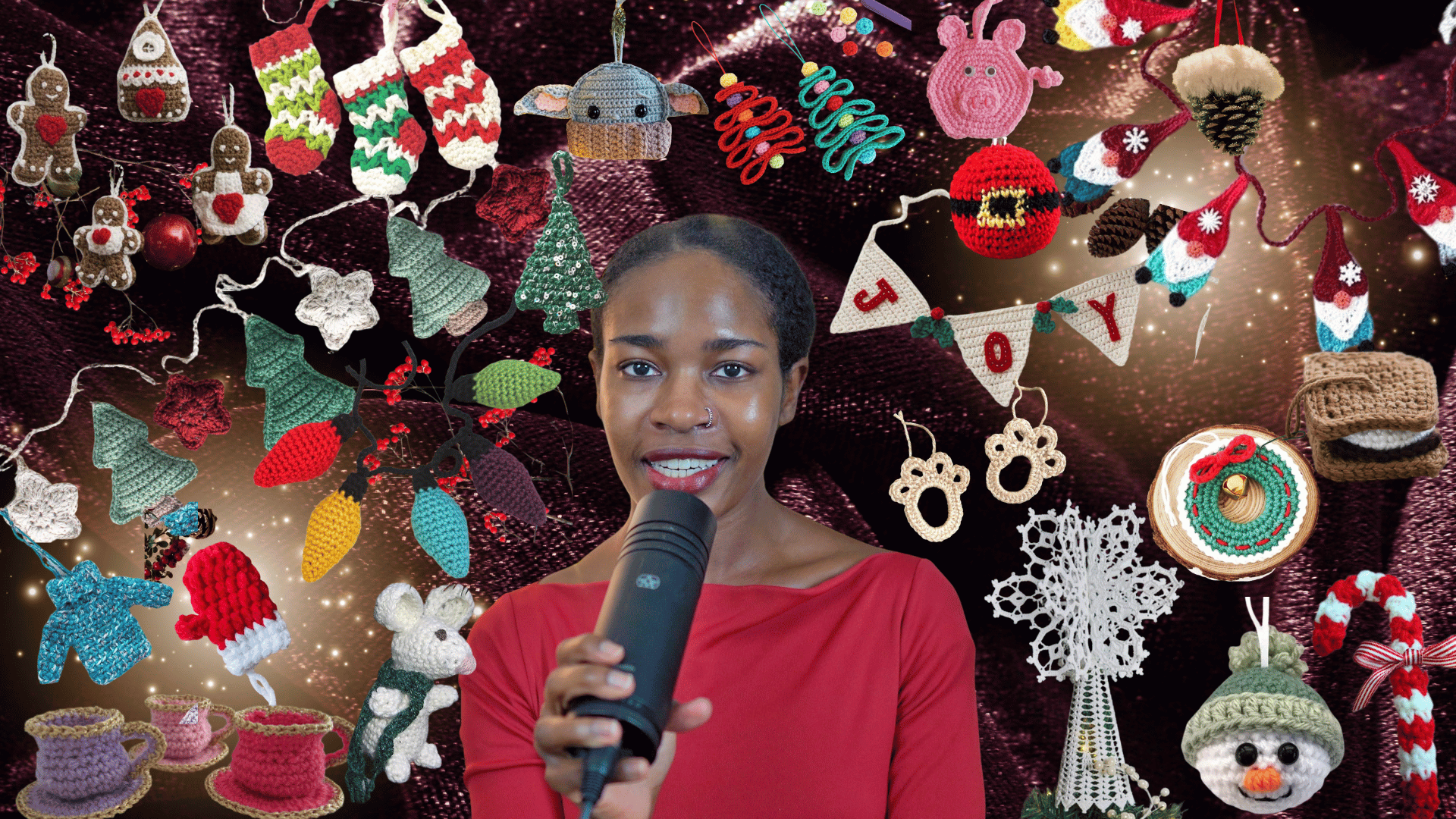 Boho Christmas Crochet Baubles - Free Pattern - Annie Design Crochet