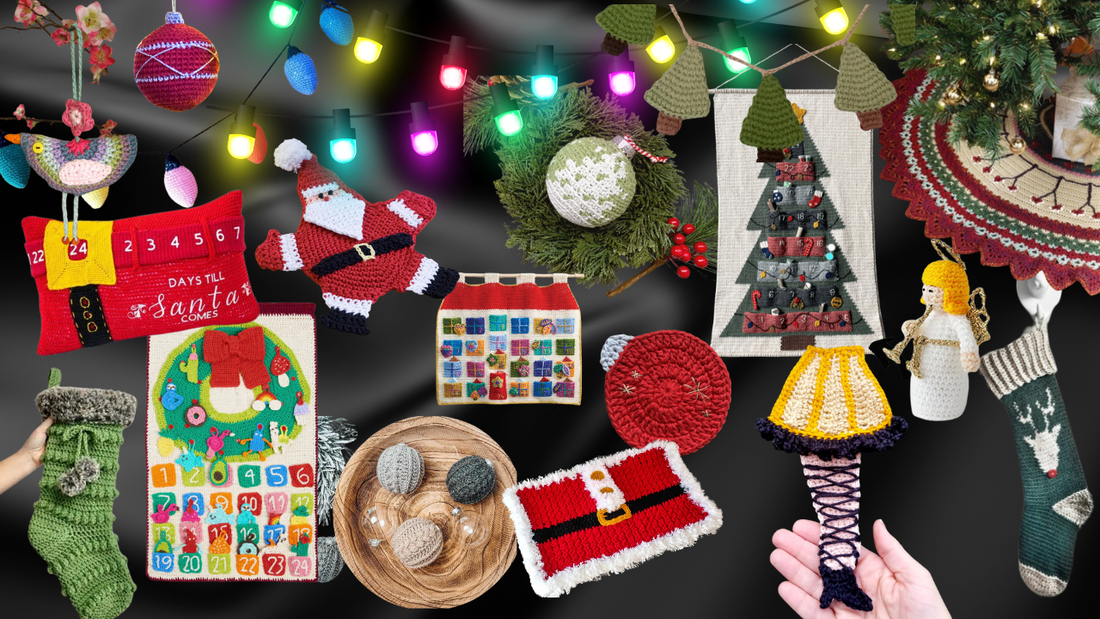 50+ FREE Christmas Home Decor Crochet Patterns to make