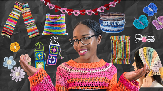 25 UPCYCLE YARN SCRAP CROCHET PATTERNS (free & beginner friendly)