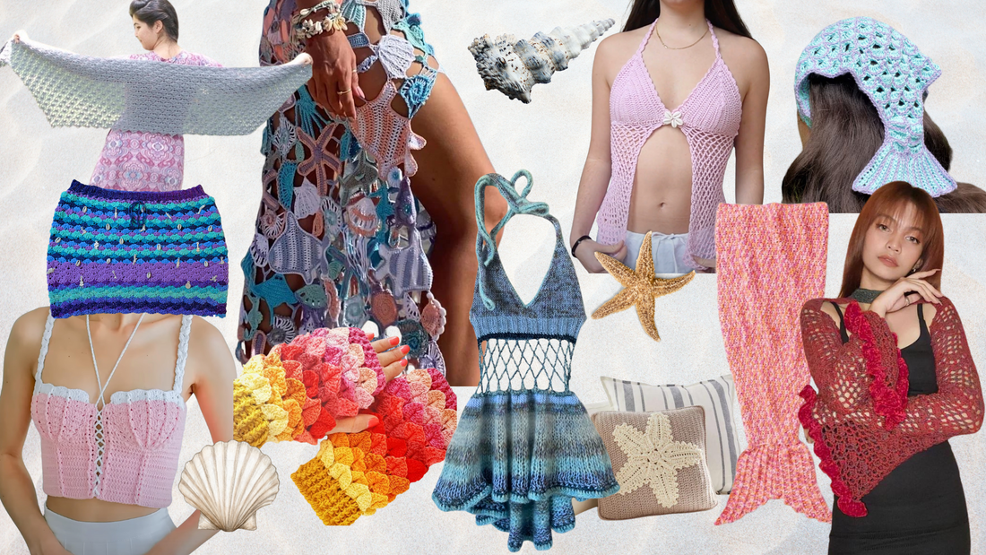 25 Mermaidcore Inspired Crochet Patterns to Make