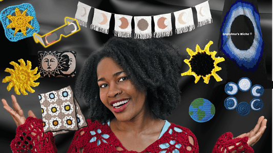 Solar Eclipse Inspired Crochet Patterns | Celestial, Earth, Moon and Solar