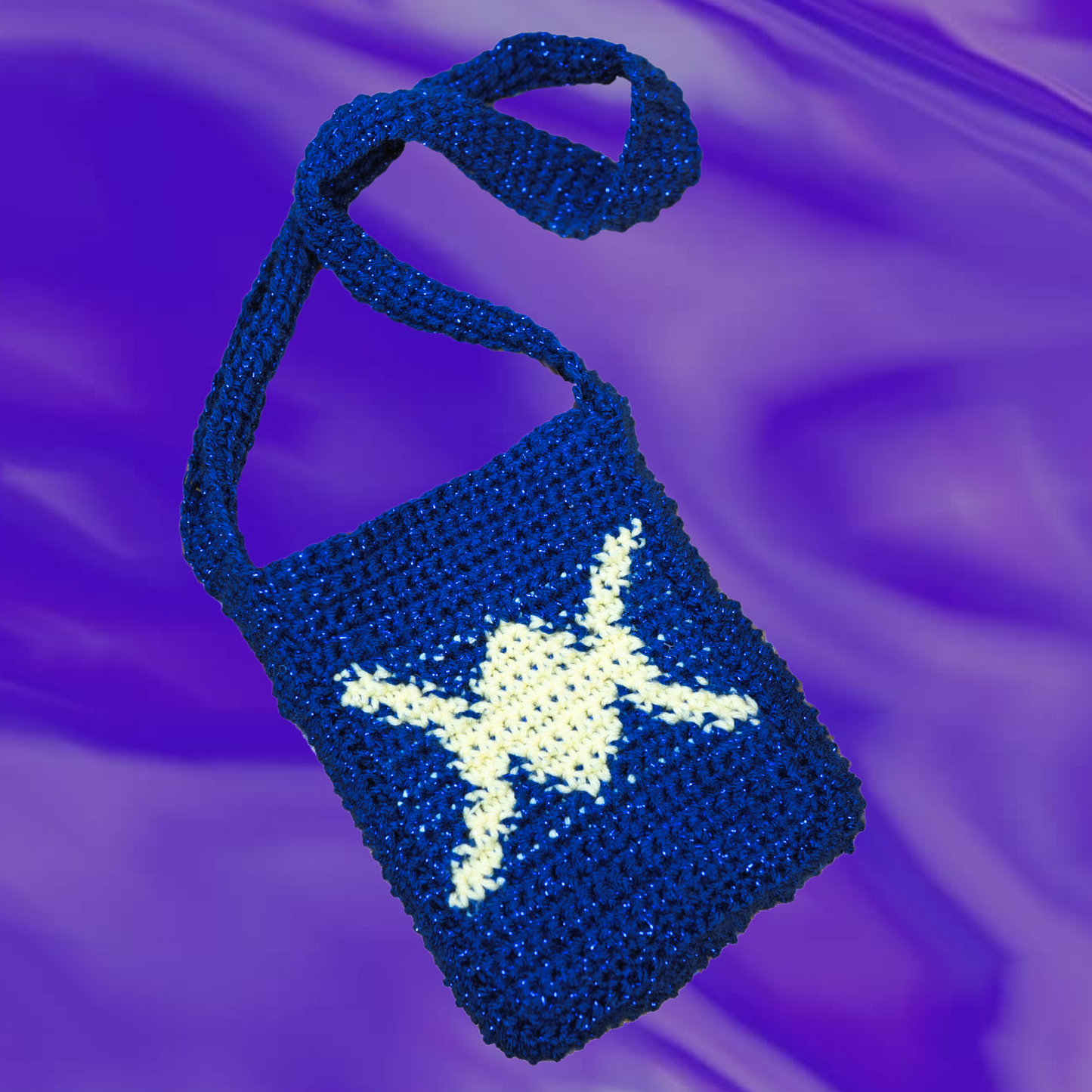 Triple Goddess Moon mini tote bag pattern