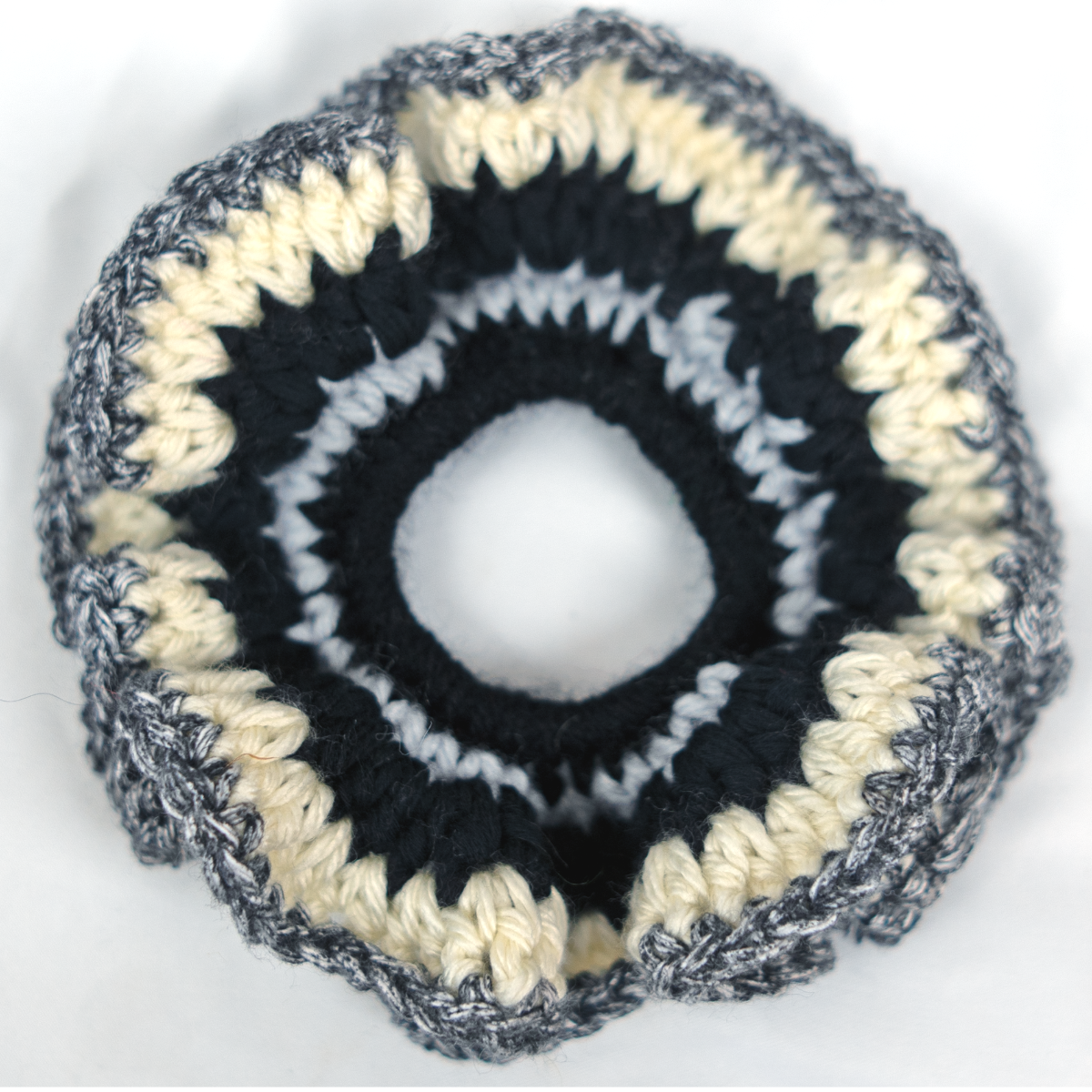 Salt and Pepper Scrunchie