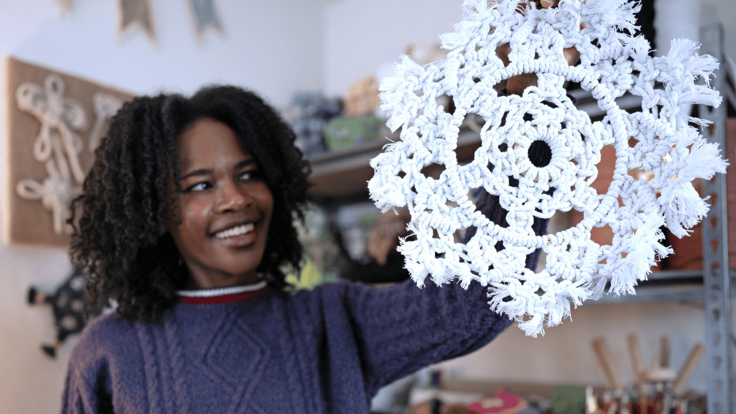Macramé Snowflakes Pattern