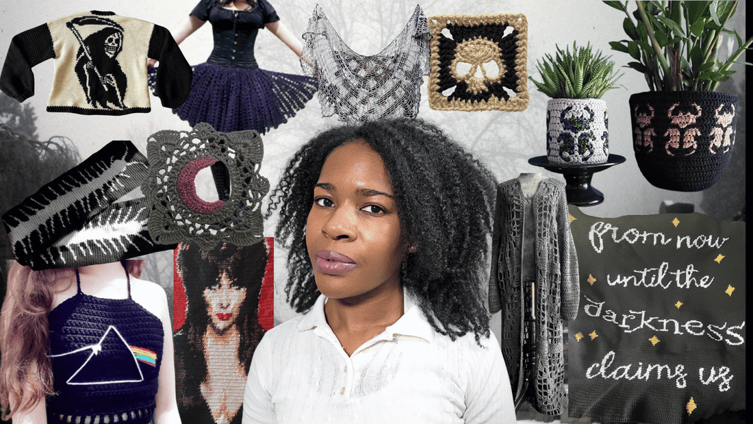 30 Dark Aesthetic Crochet Patterns (Moody, Gothic & Unique)