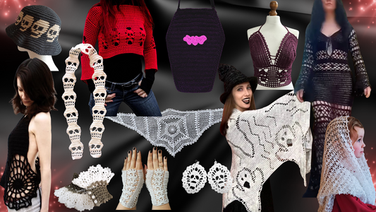 50 Goth Crochet Patterns | Perfect for Fall and Winter