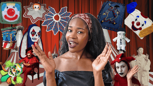 30 VINTAGE CIRCUS Crochet Patterns (maximalist, clowncore, whimsical)