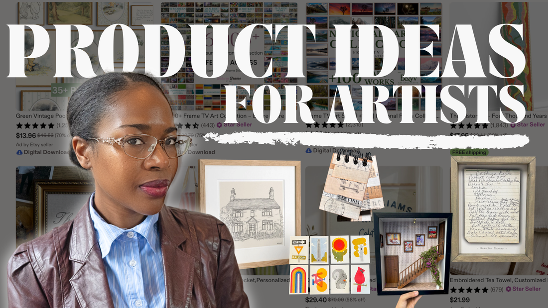 5 Affordable Product Ideas for your Art Business that MAKE MONEY