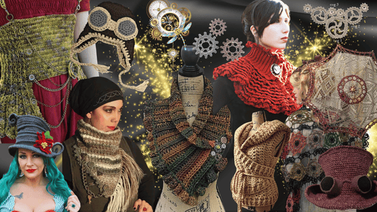 35+ Steampunk Crochet Patterns for a Vintage-Industrial Look