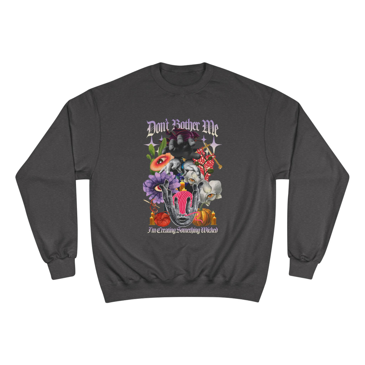 'Don't Bother Me' Graphic Sweatshirt - Spooky, Yar & Pumpkins