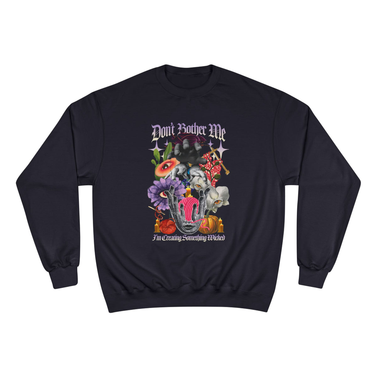 'Don't Bother Me' Graphic Sweatshirt - Spooky, Yar & Pumpkins