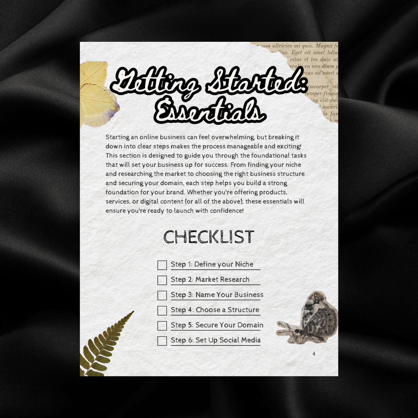 The Ultimate Online Art Business Starter Checklist