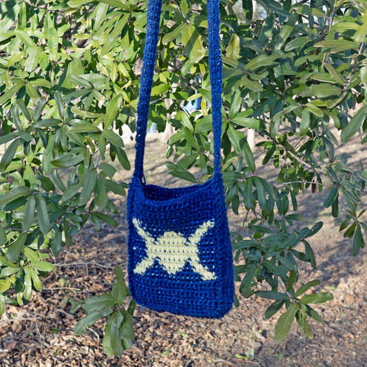 Triple Goddess Moon mini tote bag pattern